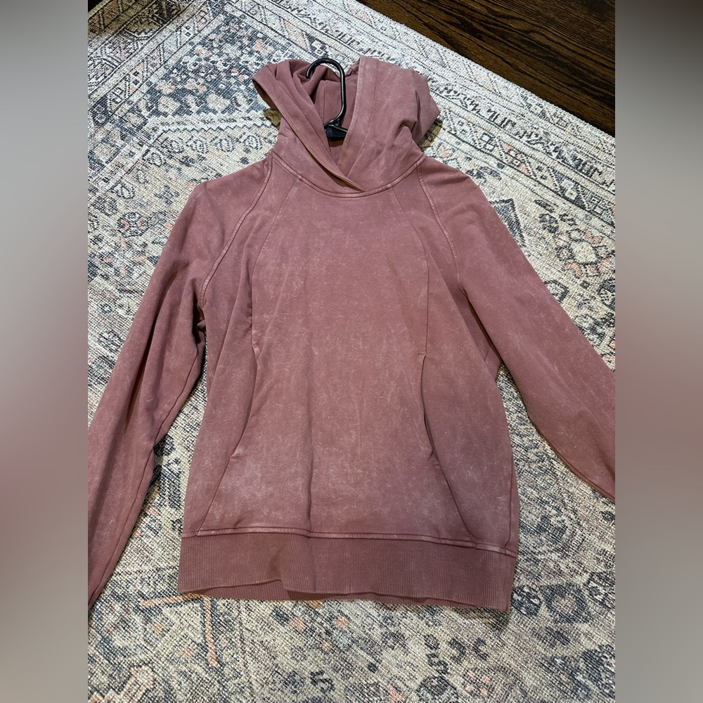 Lululemon Scuba Pullover Washed Quicksand